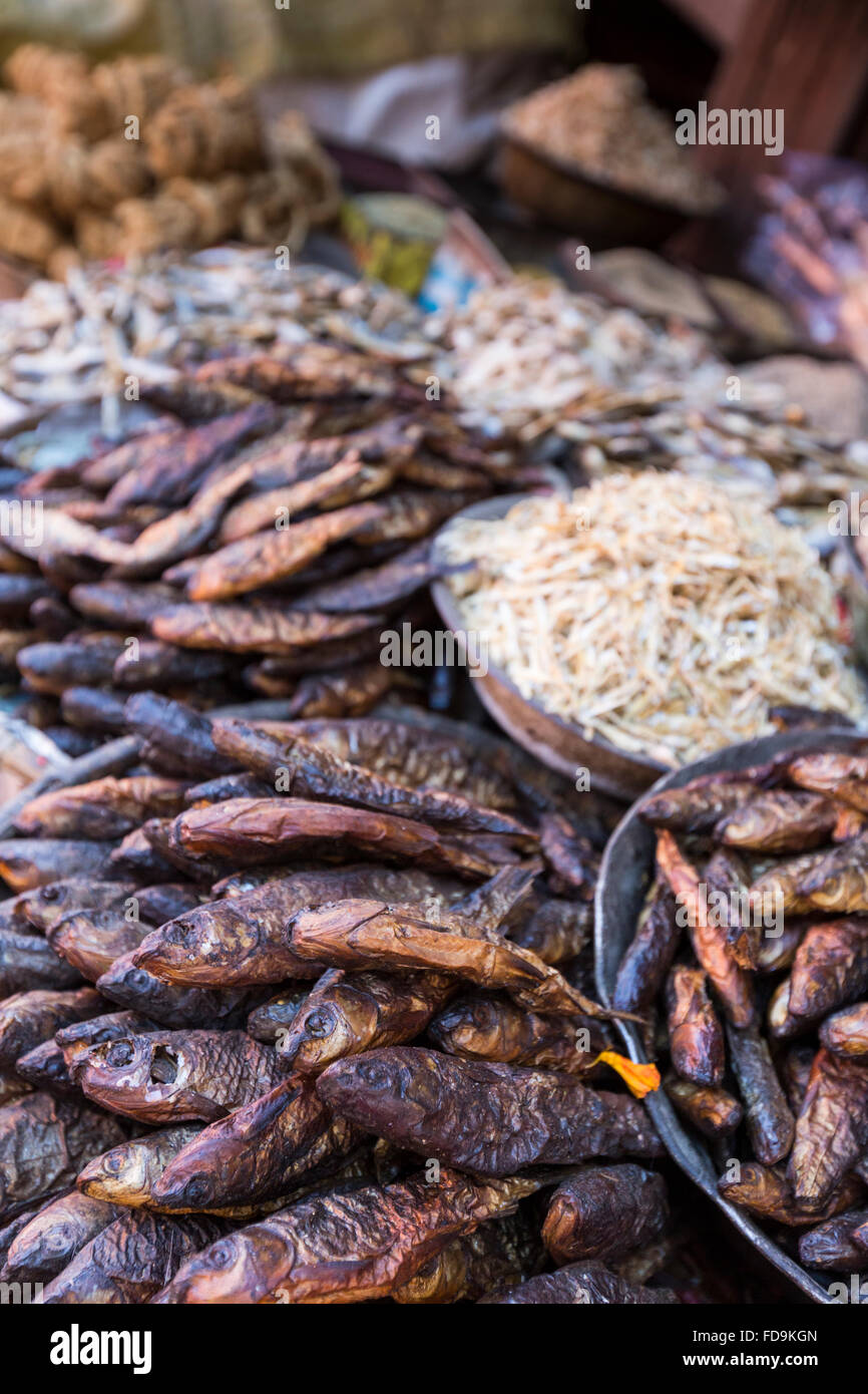 Smoked and dried fish in street of Kathmandu, Nepal Stock Photo Alamy
