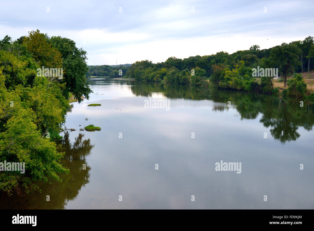 Rappahannock River, Fredericksburg Stock Photo