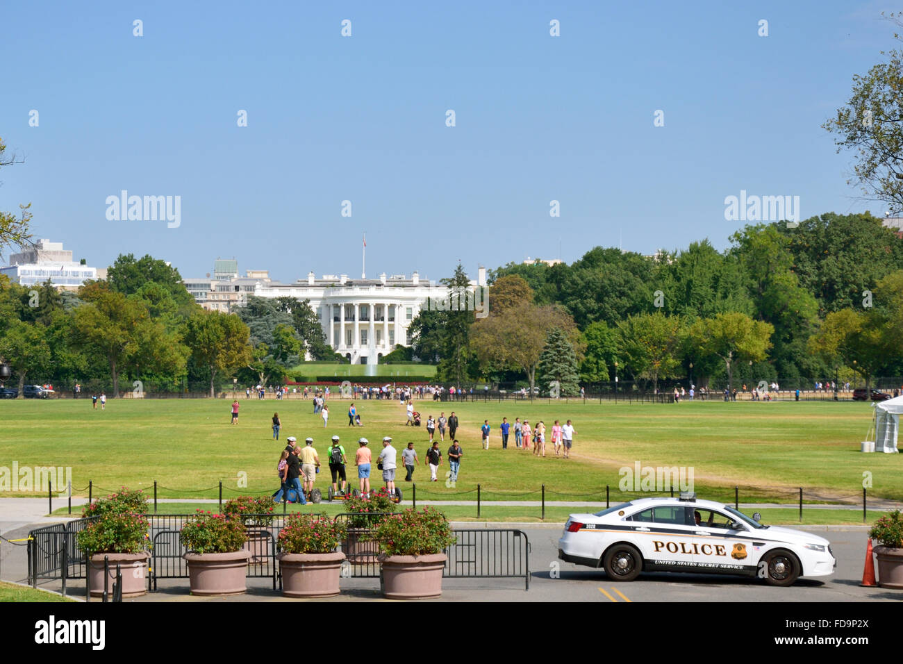White House, South Lawn Stock Photo