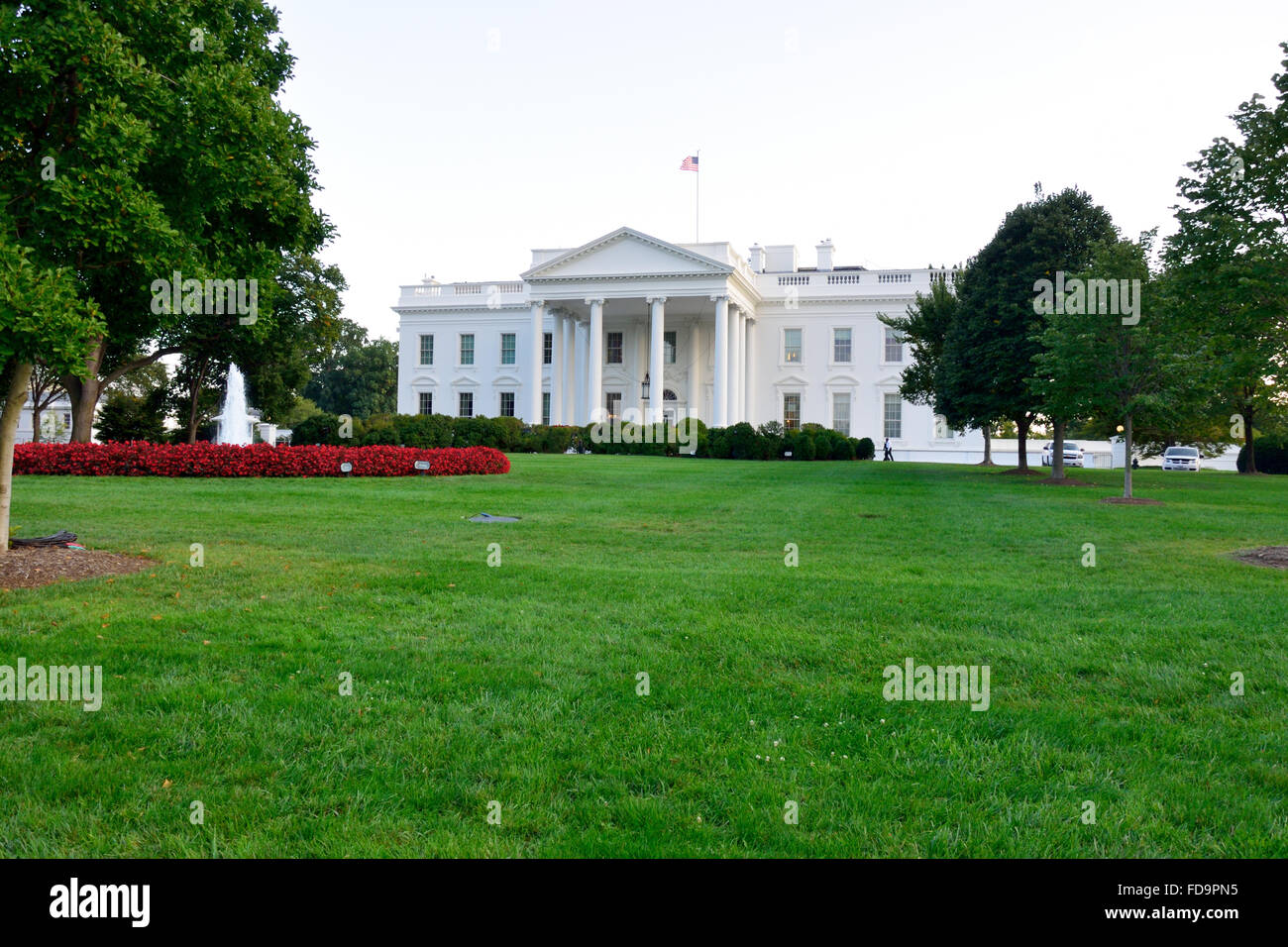 White House, the North Portico Stock Photo Alamy