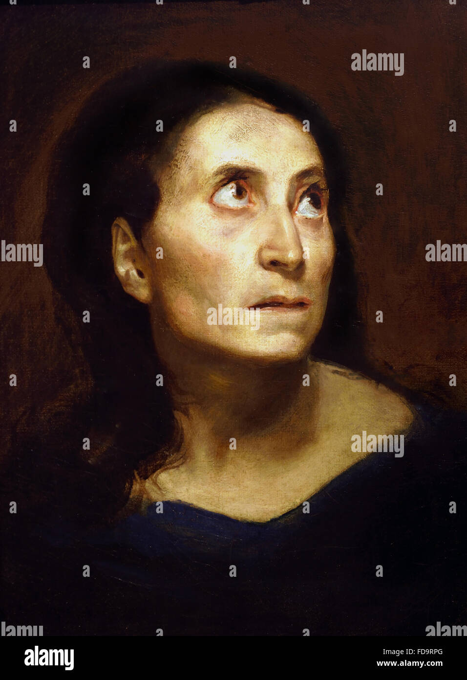 Eugène Delacroix (17981863) Tête de vieille femme Head of an old