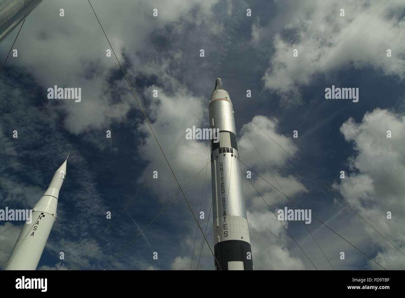 A photograph of some rockets at Kennedy Space Center (KSC) Visitor ...