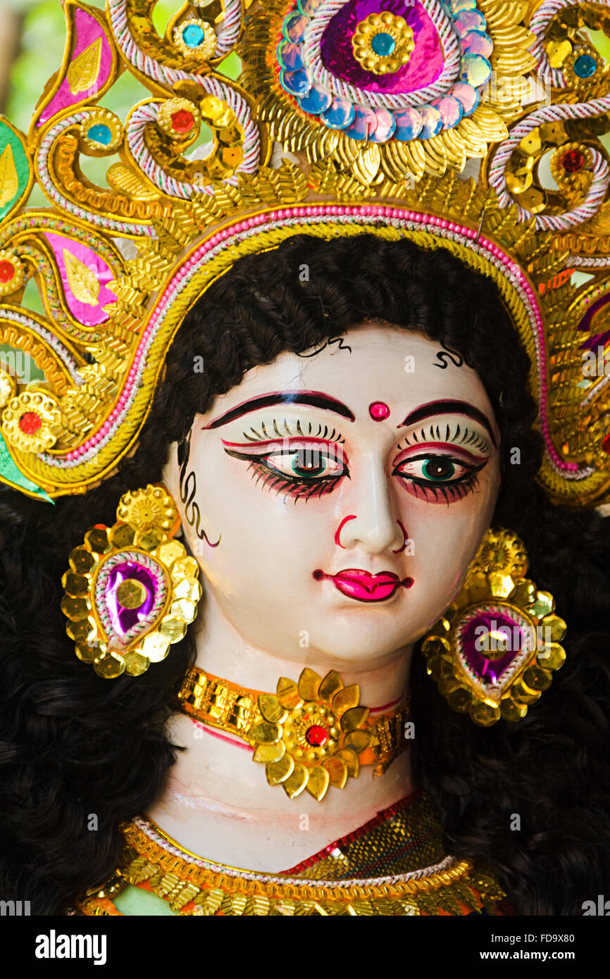Durga Puja Festival In Kolkata 2019 Stock Photo - Download Image Now - Durga,  Goddess Lakshmi, Temple - Building - iStock