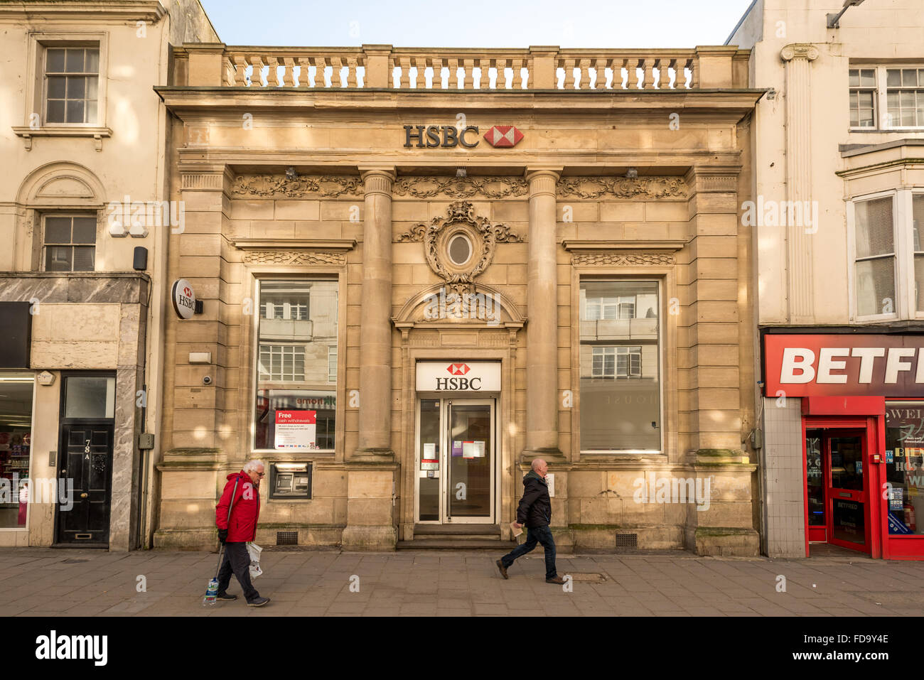HSBC Bank in Brighton Stock Photo