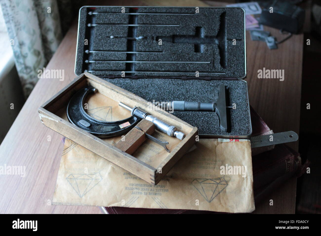 Mechanical engineering tools Stock Photo Alamy