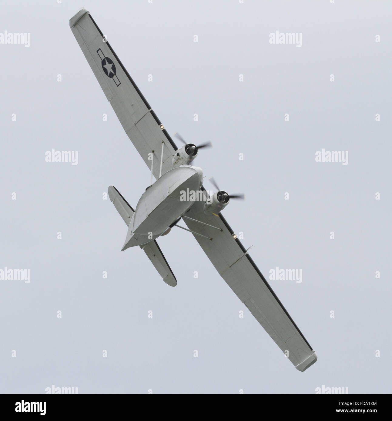 Catalina 'flying boat' at the Llandudno Air Show, 2015. Stock Photo