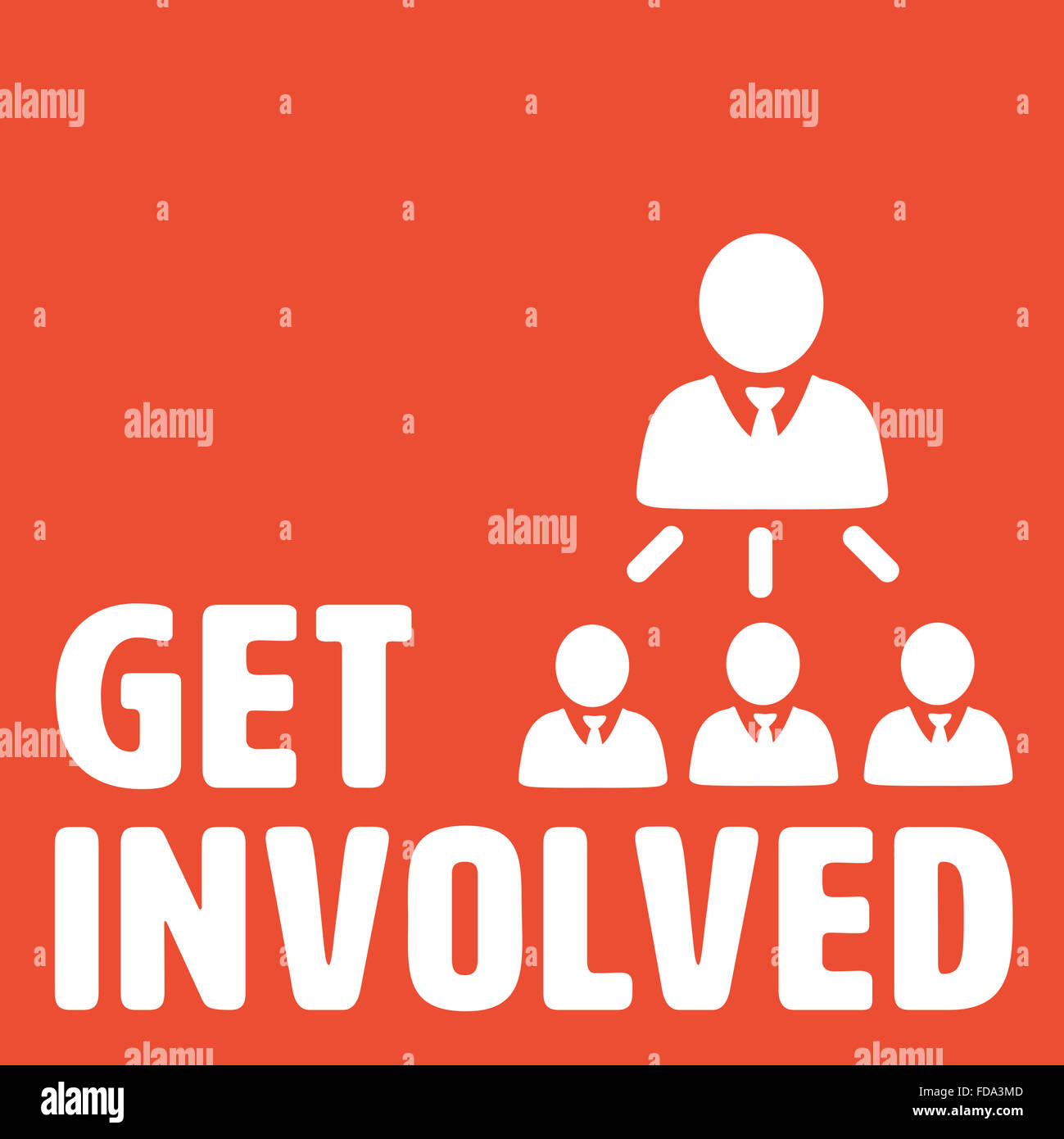 Composite image of get involved Stock Photo - Alamy
