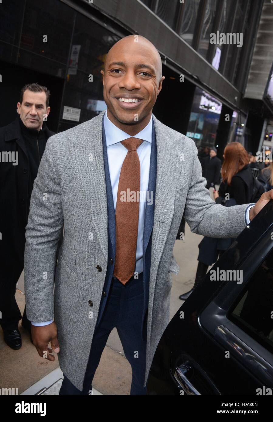 New York, NY, USA. 29th Jan, 2016. Jay Williams out and about for