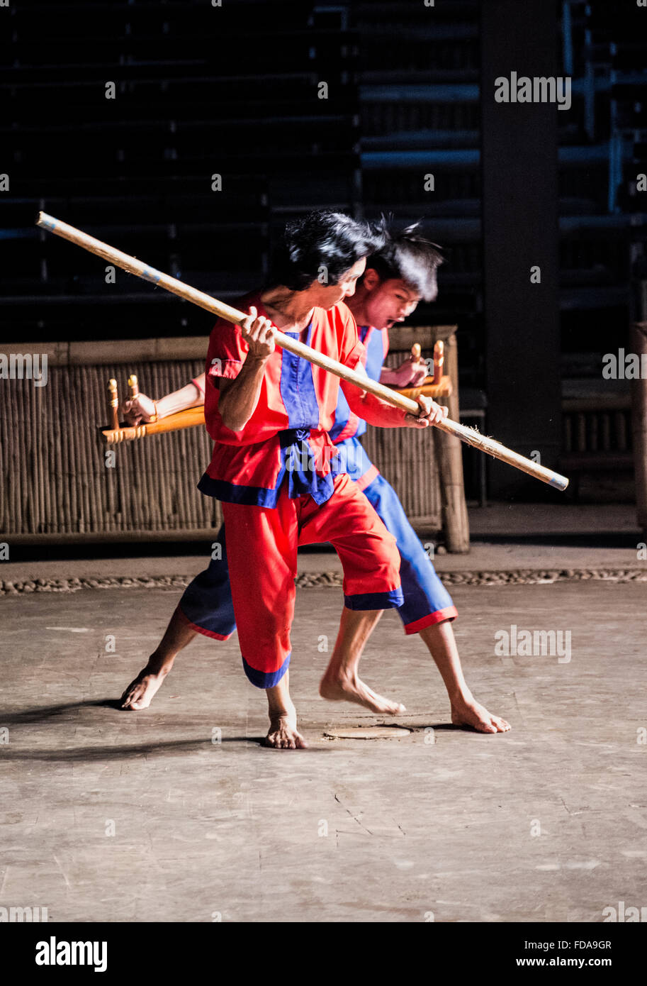 Thai stick fighting hi-res stock photography and images - Alamy