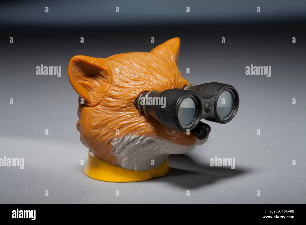 Fantastic Mr Fox toy viewer Stock Photo
