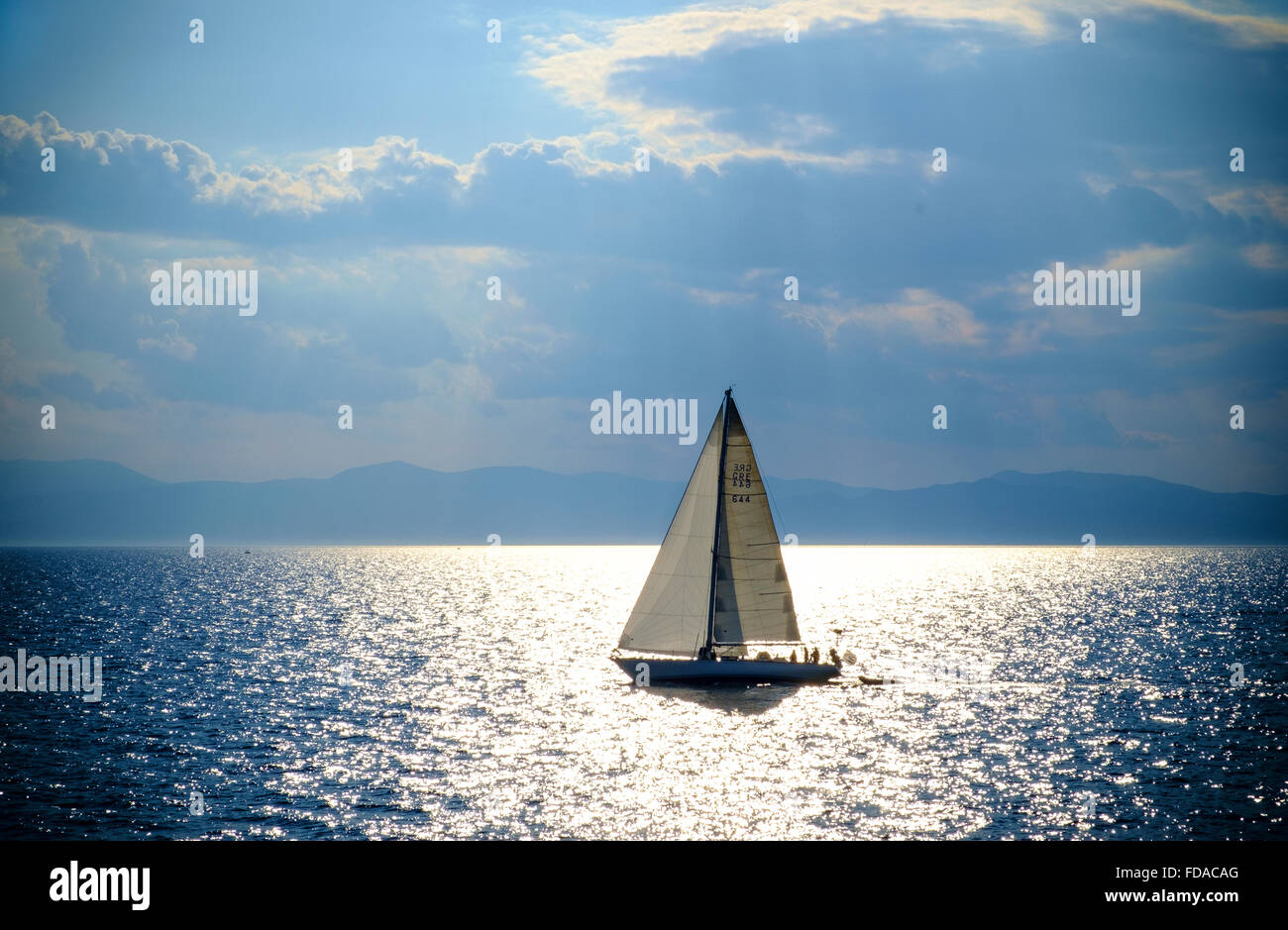 yacht race Stock Photo