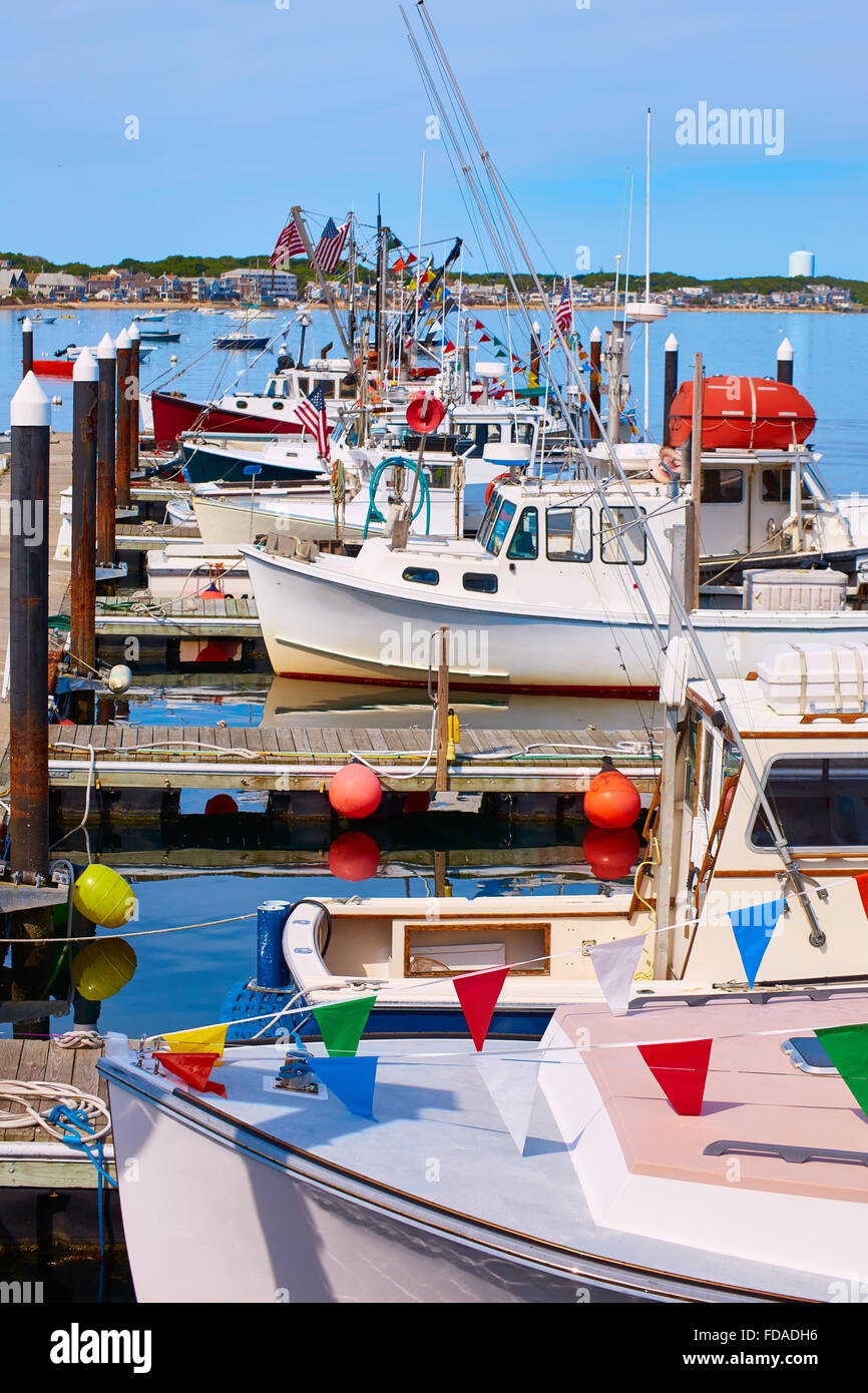 Cape Cod Provincetown port in Massachusetts USA Stock Photo