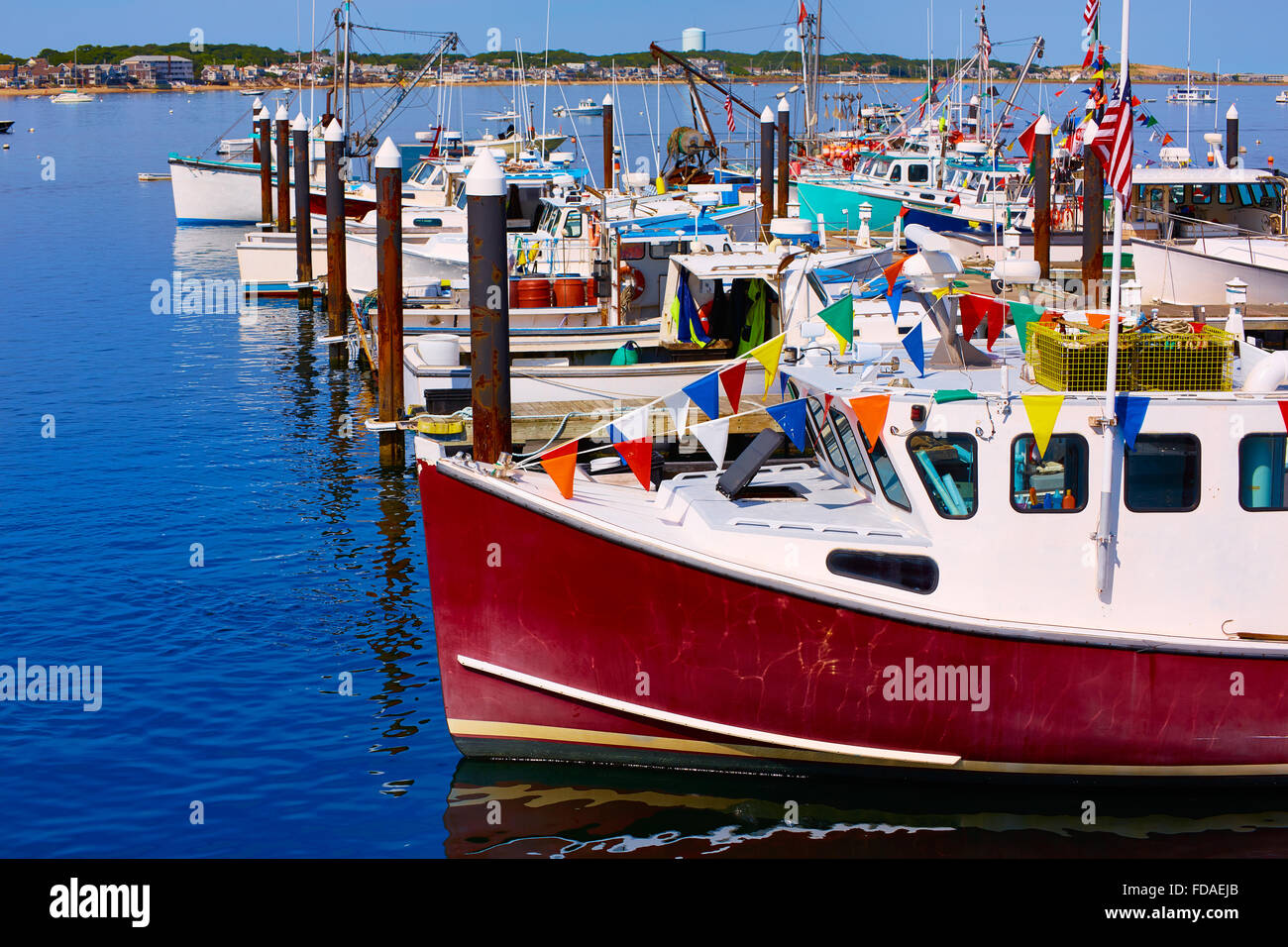 Cape Cod Provincetown port in Massachusetts USA Stock Photo