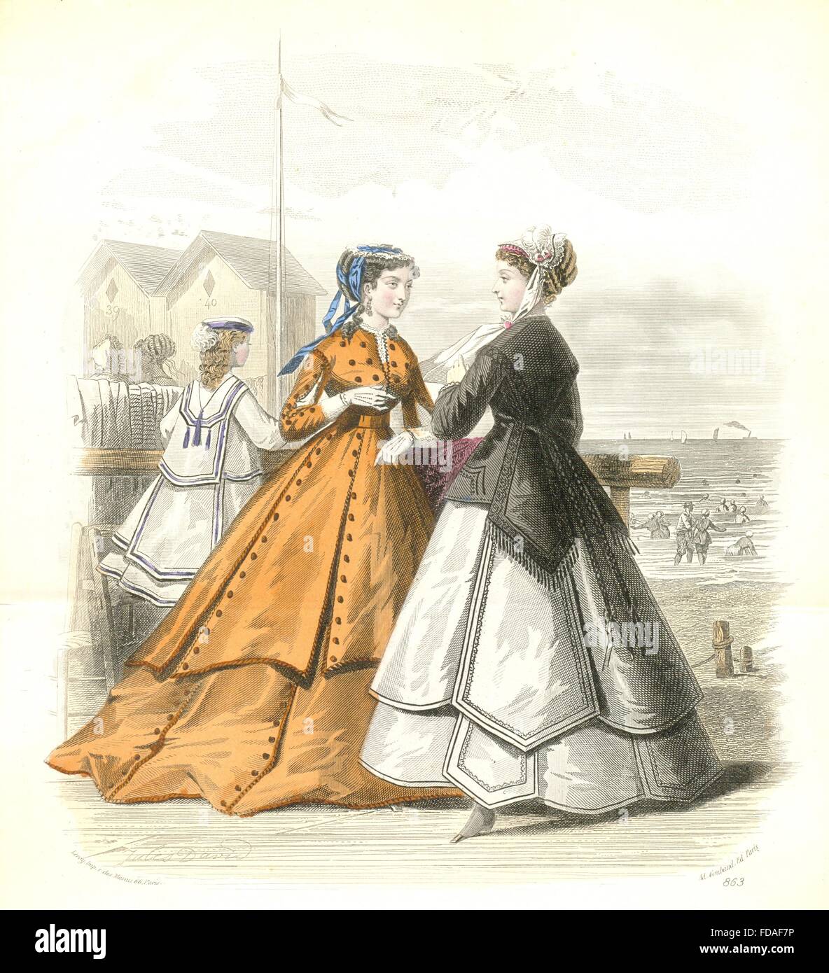 1860s fashion hi-res stock photography and images - Page 2