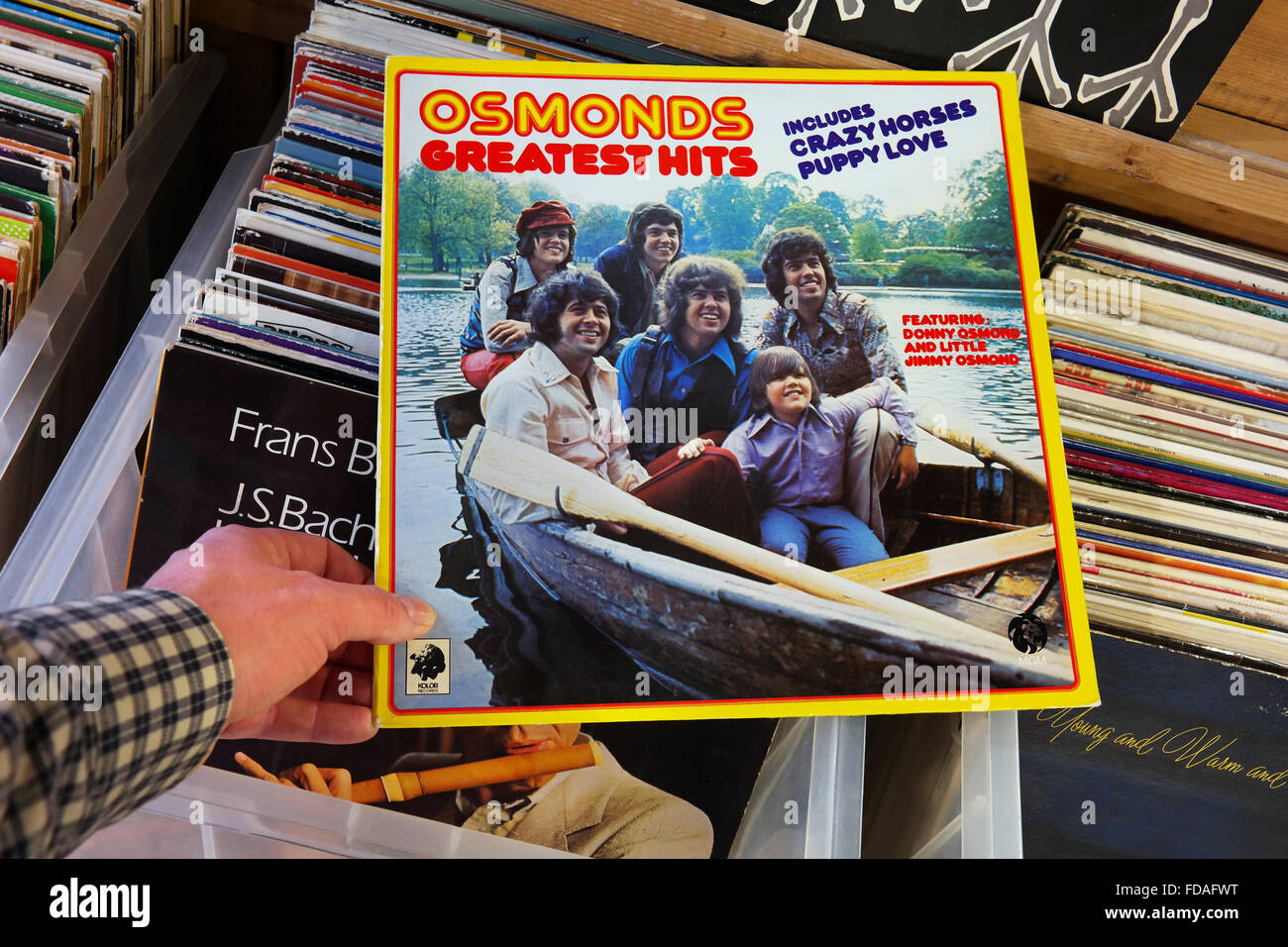 Osmonds Greatest Hits Stock Photo