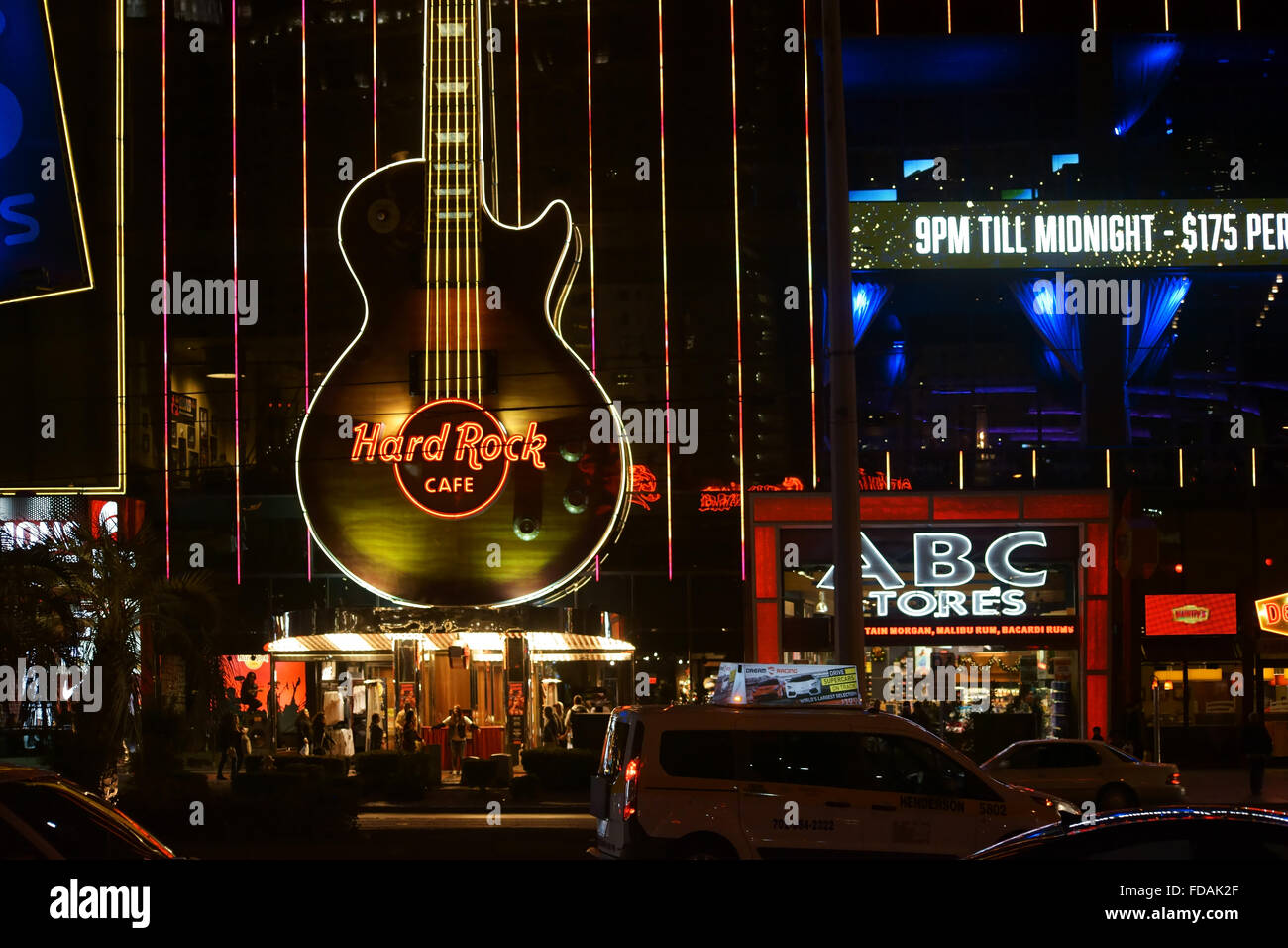 Hard Rock Café Las Vegas Stock Photo Alamy