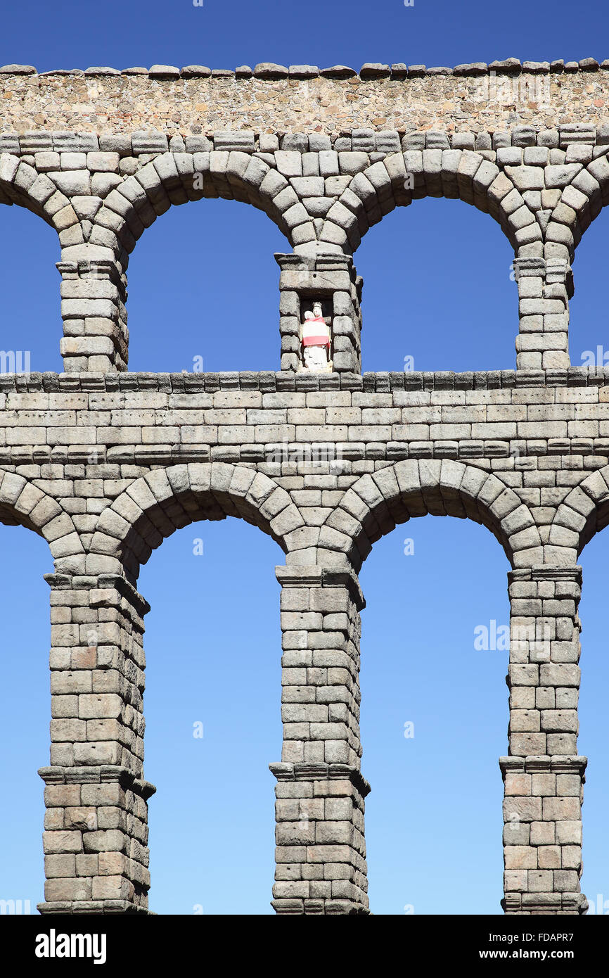 Ancient Roman aqueduct in Segovia, Spain Stock Photo - Alamy
