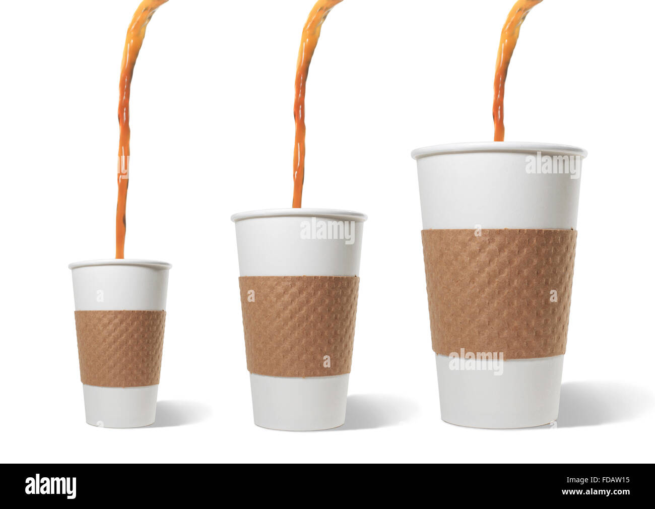 https://c8.alamy.com/comp/FDAW15/studio-shot-of-coffee-poured-into-three-sizes-of-paper-cups-FDAW15.jpg