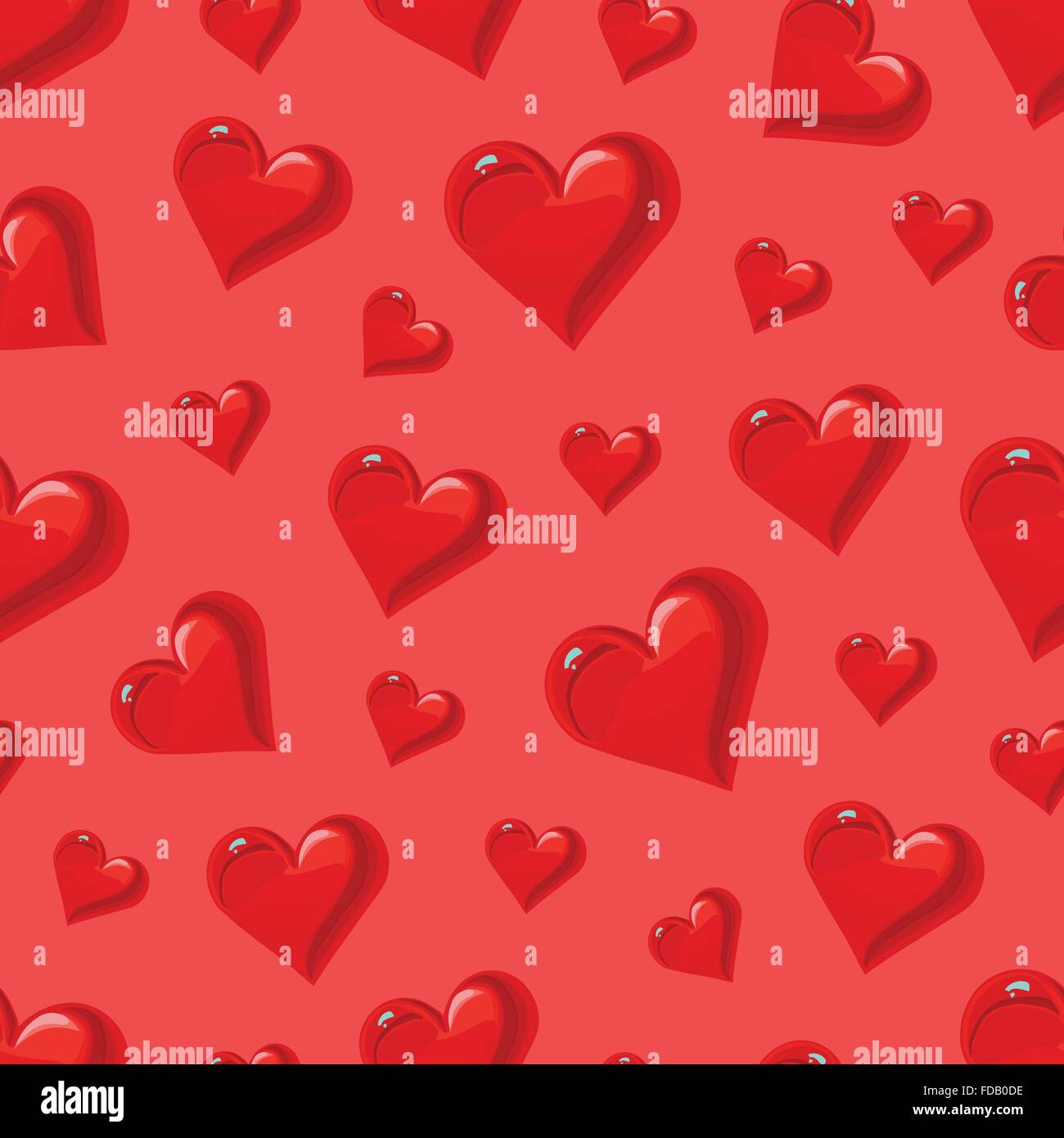 Seamless pattern with hearts Stock Vector Image & Art - Alamy