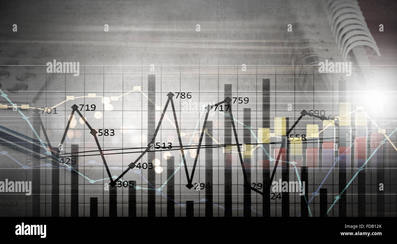 Background business image with graphs and diagrams Stock Photo - Alamy
