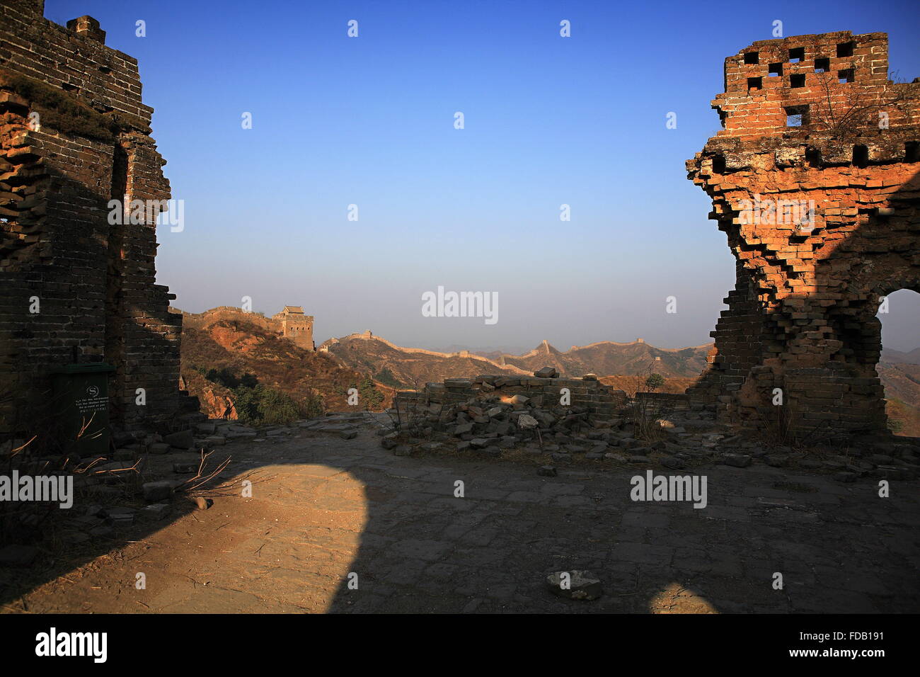 The Great Wall Chengde City Hebei province Stock Photo