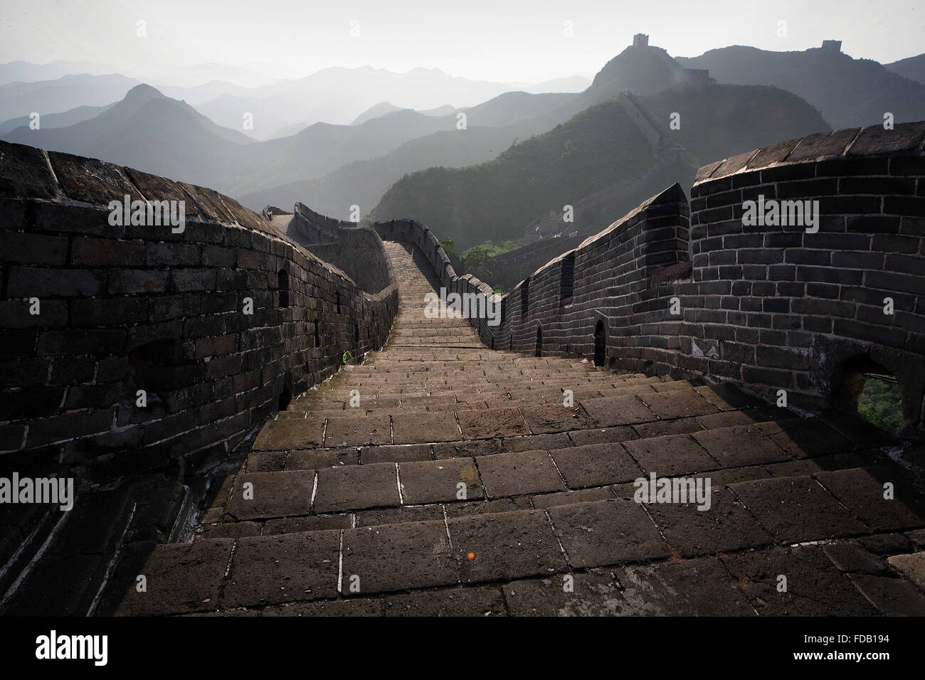 The Great Wall Chengde City Hebei province Stock Photo