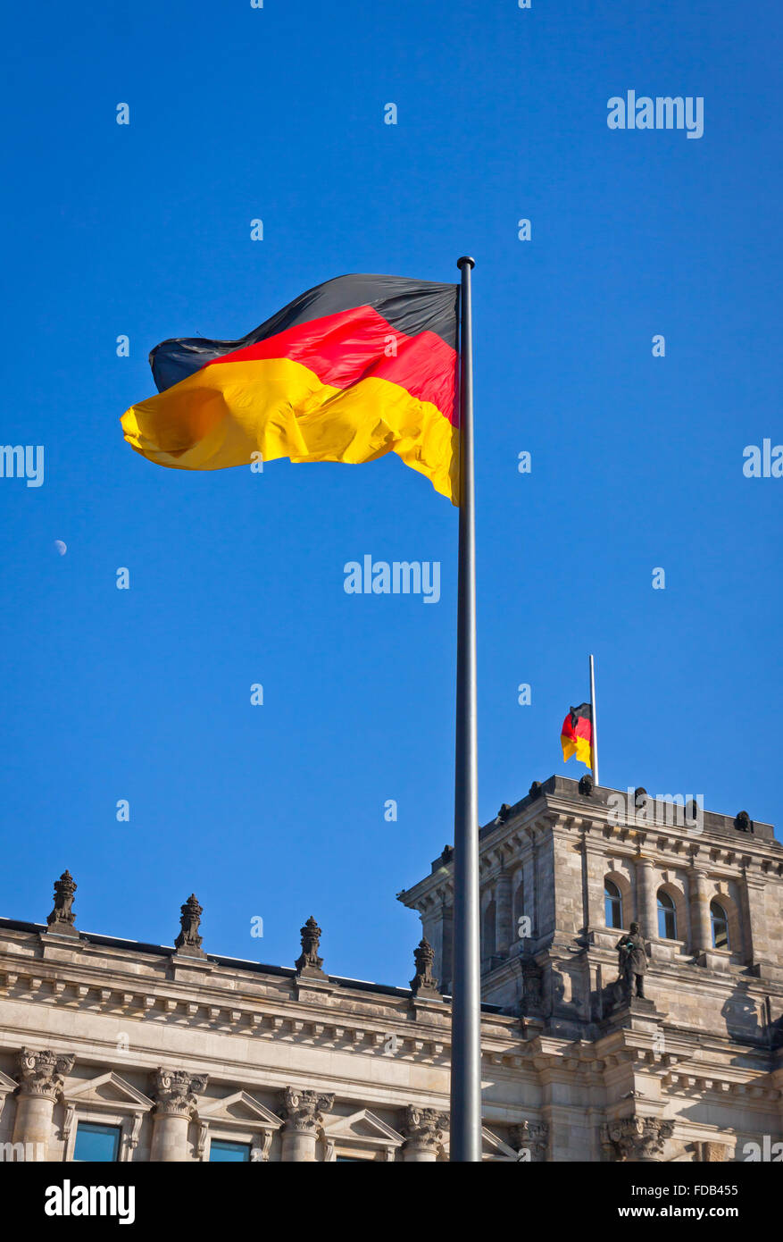 Architecture berlin building flag german germany historic parliament