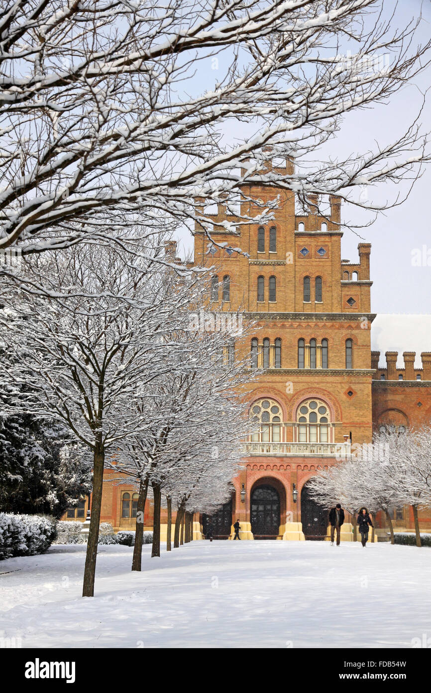 Main Entrance of Yuriy Fedkovych Chernivtsi National University, Ukraine Stock Photo