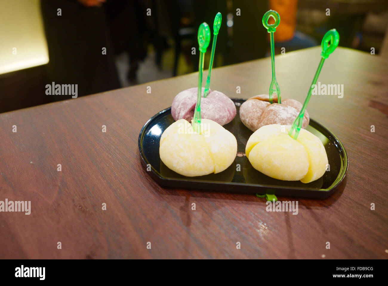 Traditional Japanese rice cake or Daifuku mochi Stock Photo Alamy