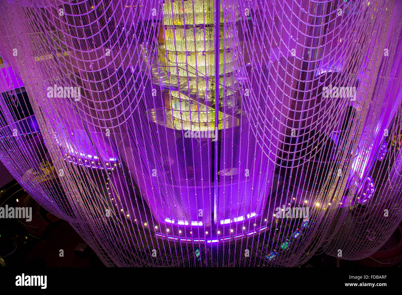 The Chandelier Bar at the Cosmopolitan Hotel & Casino in Las Vegas ...