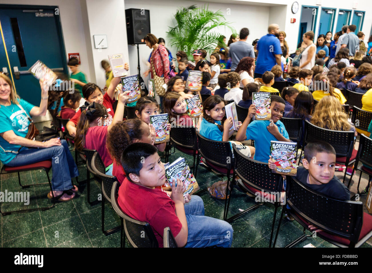 Miami Florida Book Fair International Miami Dade College Wolfson Stock