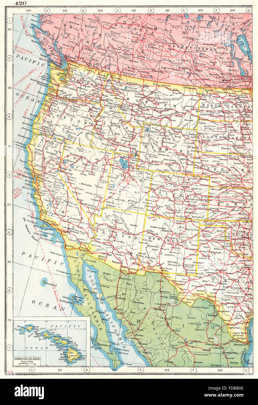 Usa map states roads hi-res stock photography and images - Alamy, image size:887x1390