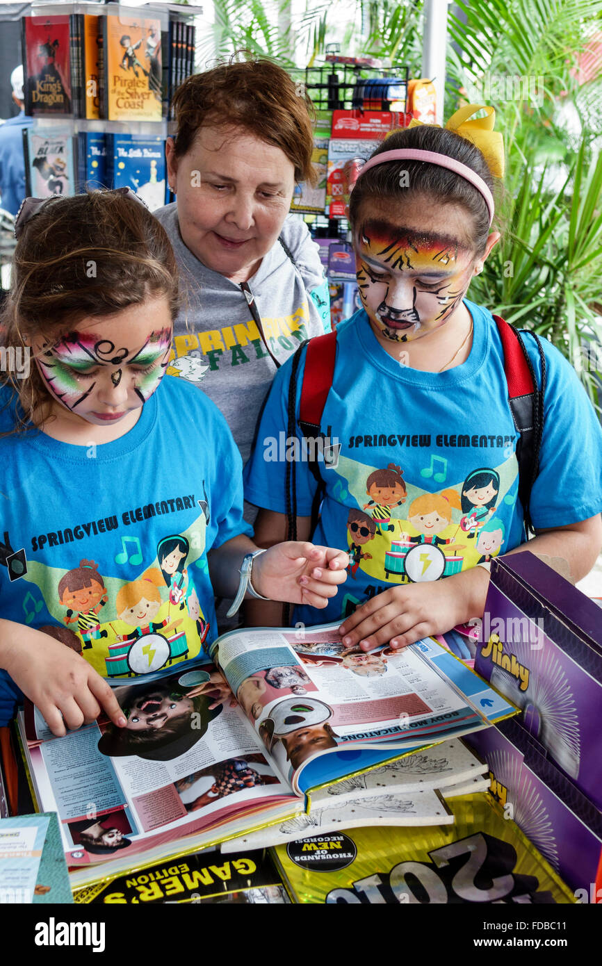 Miami Florida Book Fair International Miami Dade College Wolfson Stock