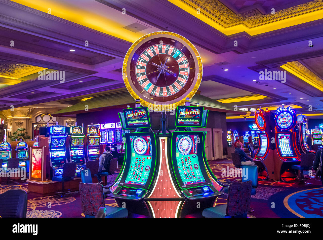 The interior of Mandalay Bay resort in Las Vegas Stock Photo - Alamy