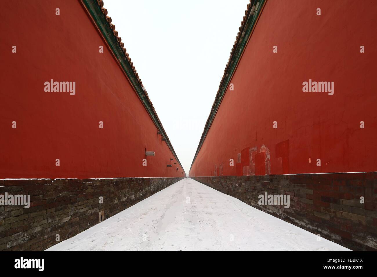 Beijing The Imperial Palace East Passage Stock Photo Alamy
