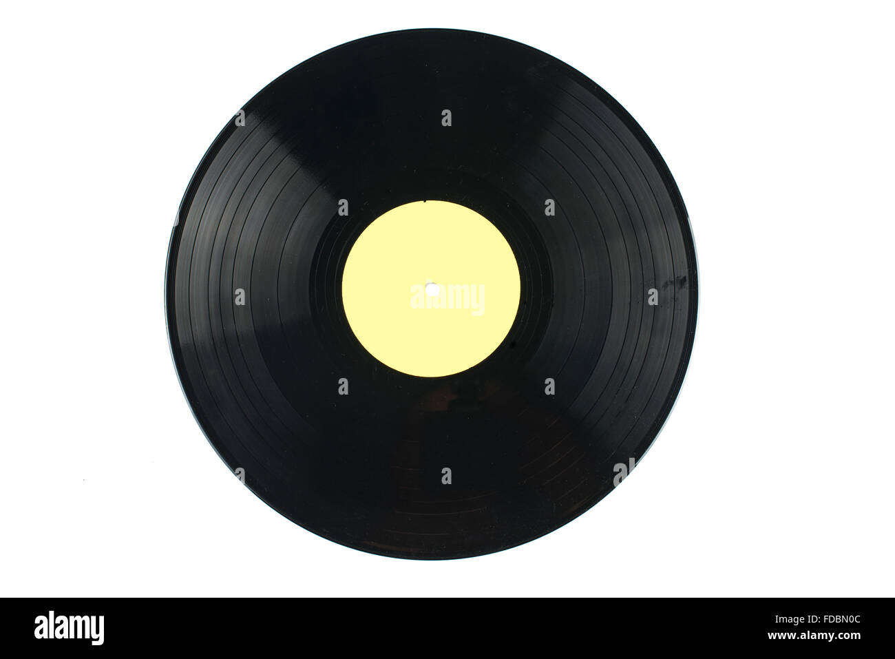 Vinyl discs on white background Stock Photo - Alamy