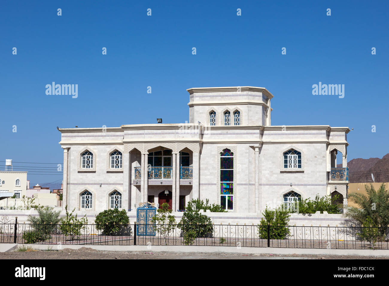 House in Oman Stock Photo Alamy