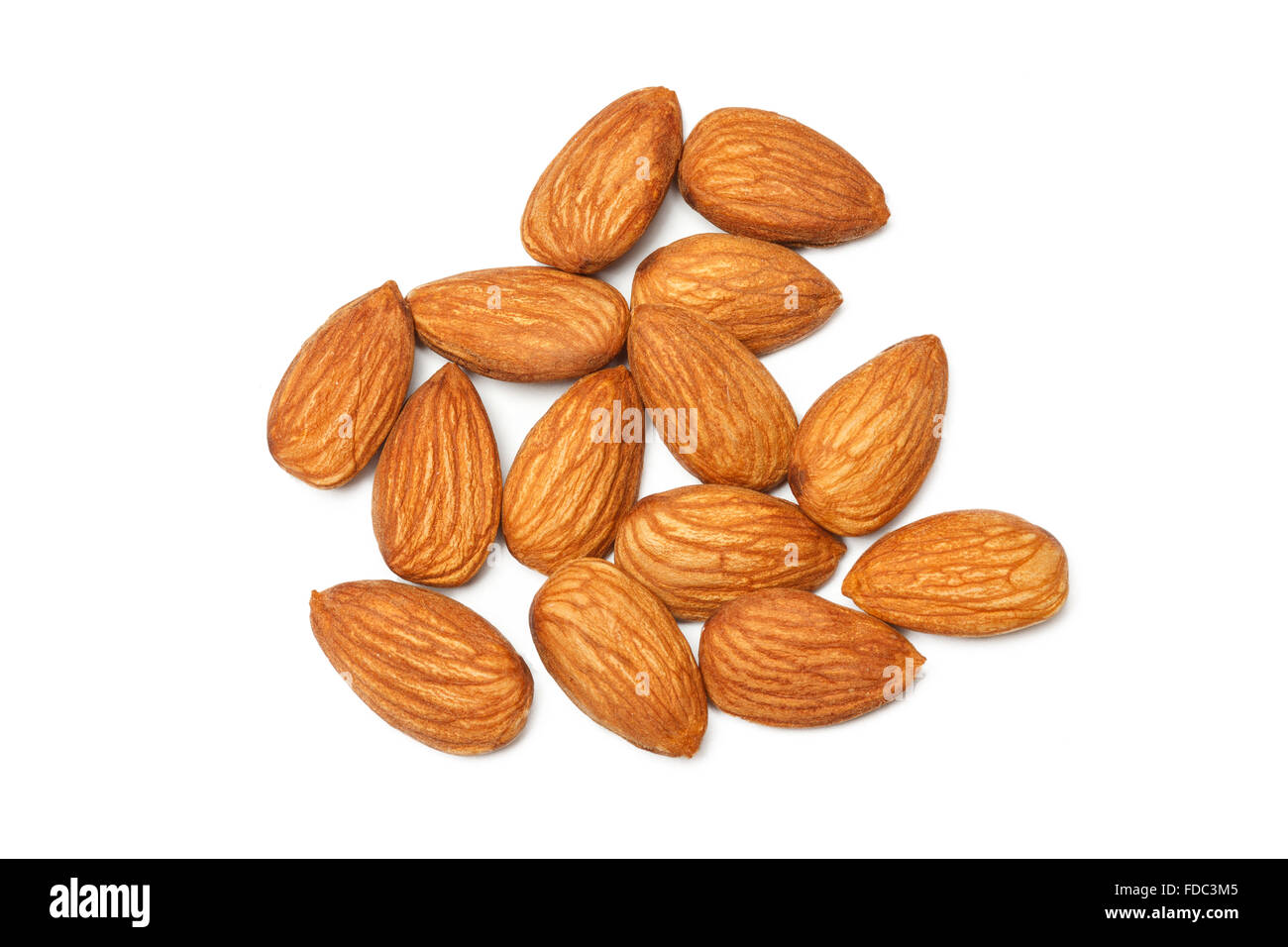 almond nut fruit organic healthy vegan white background vegetarian oil