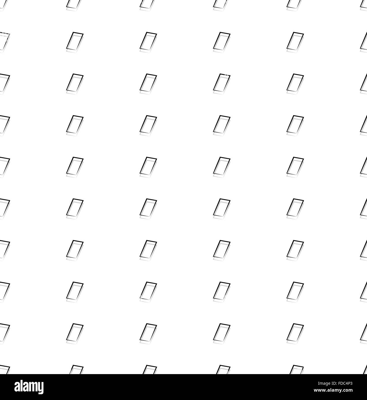 Repeatable pattern with rectangular square shapes. Monochrome abstract ...