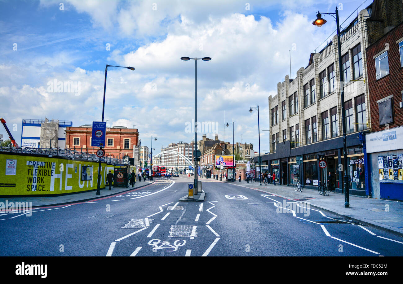 Site of proposed Norton Folgate redevelopment in Spitalfields, London, UK Stock Photo