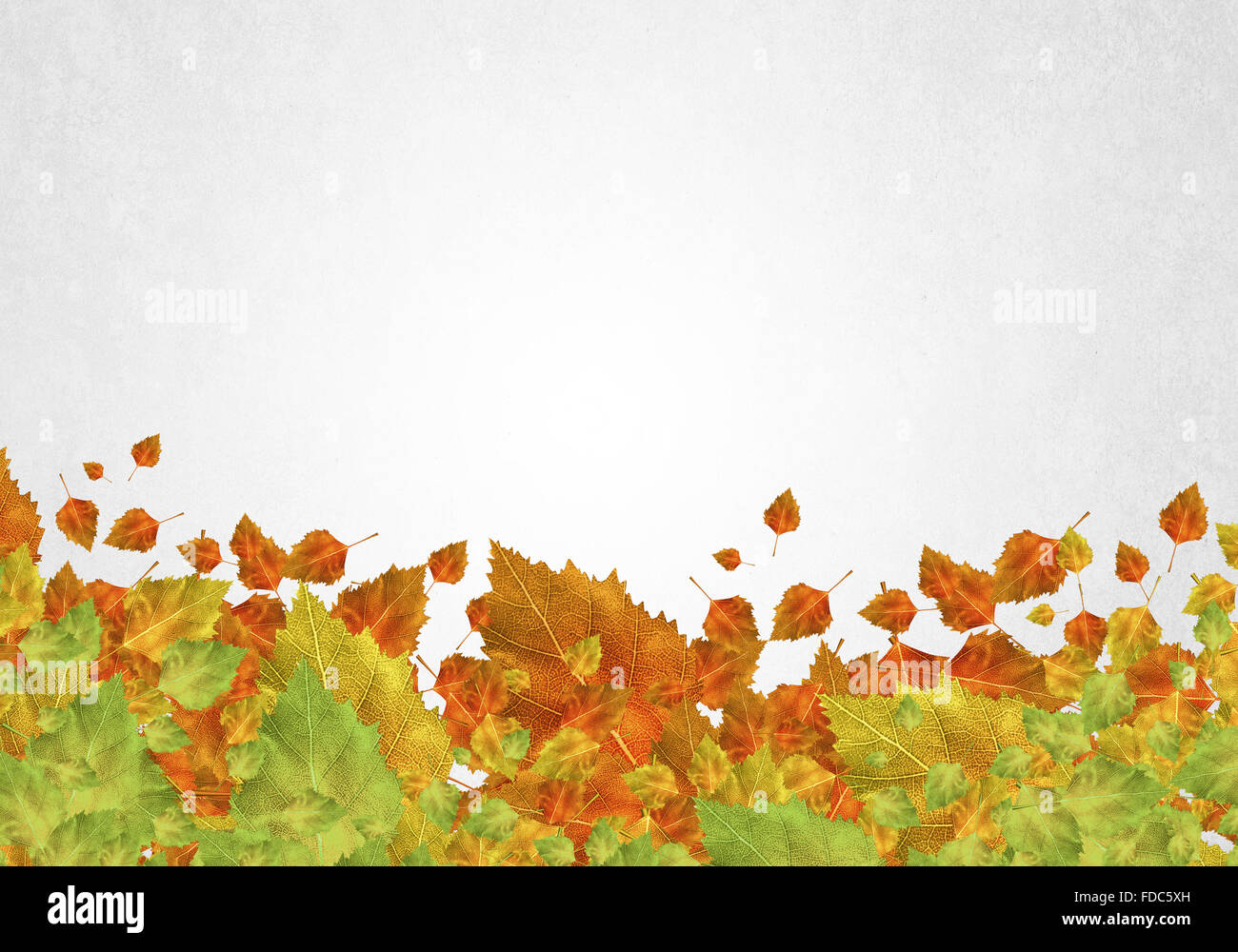 Background image with autumn leaves. Place for text Stock Photo - Alamy