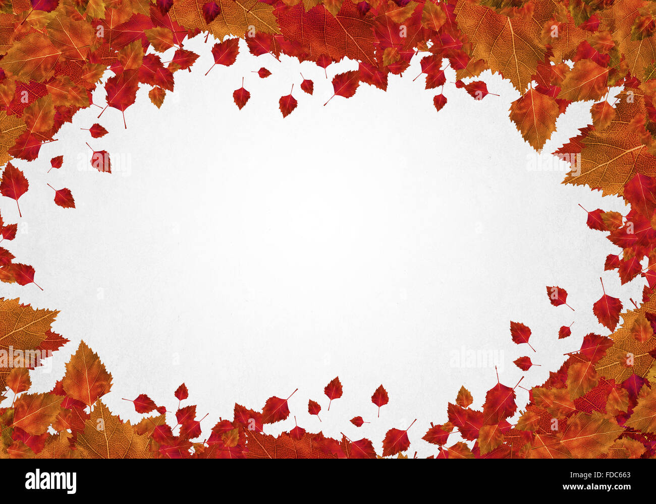 Background image with autumn leaves. Place for text Stock Photo - Alamy