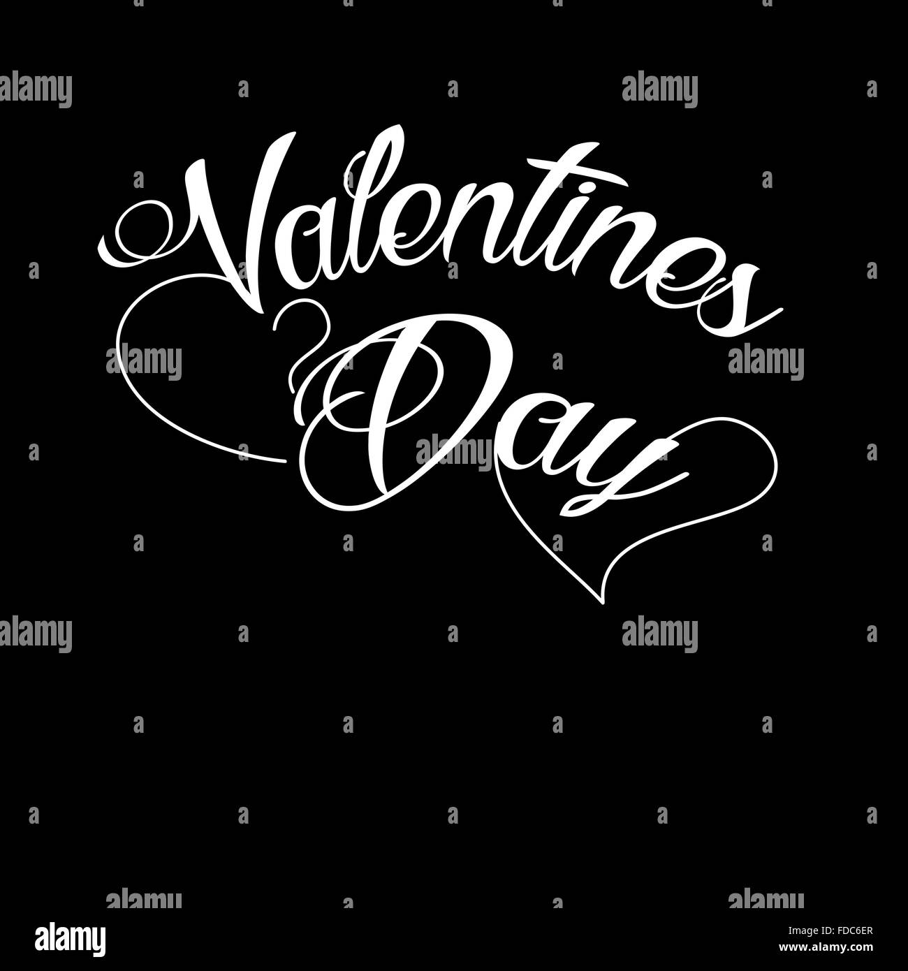 Modern valentines day card Black and White Stock Photos & Images - Alamy