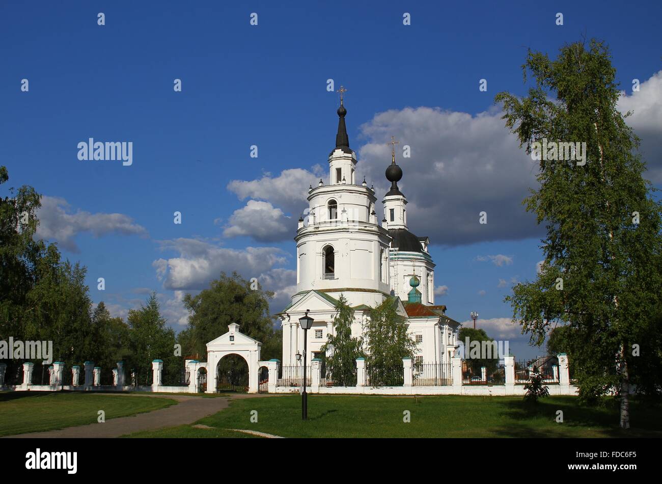 Church of the Assumption. Russia, Nizhny Novgorod region, Boldino Stock Photo