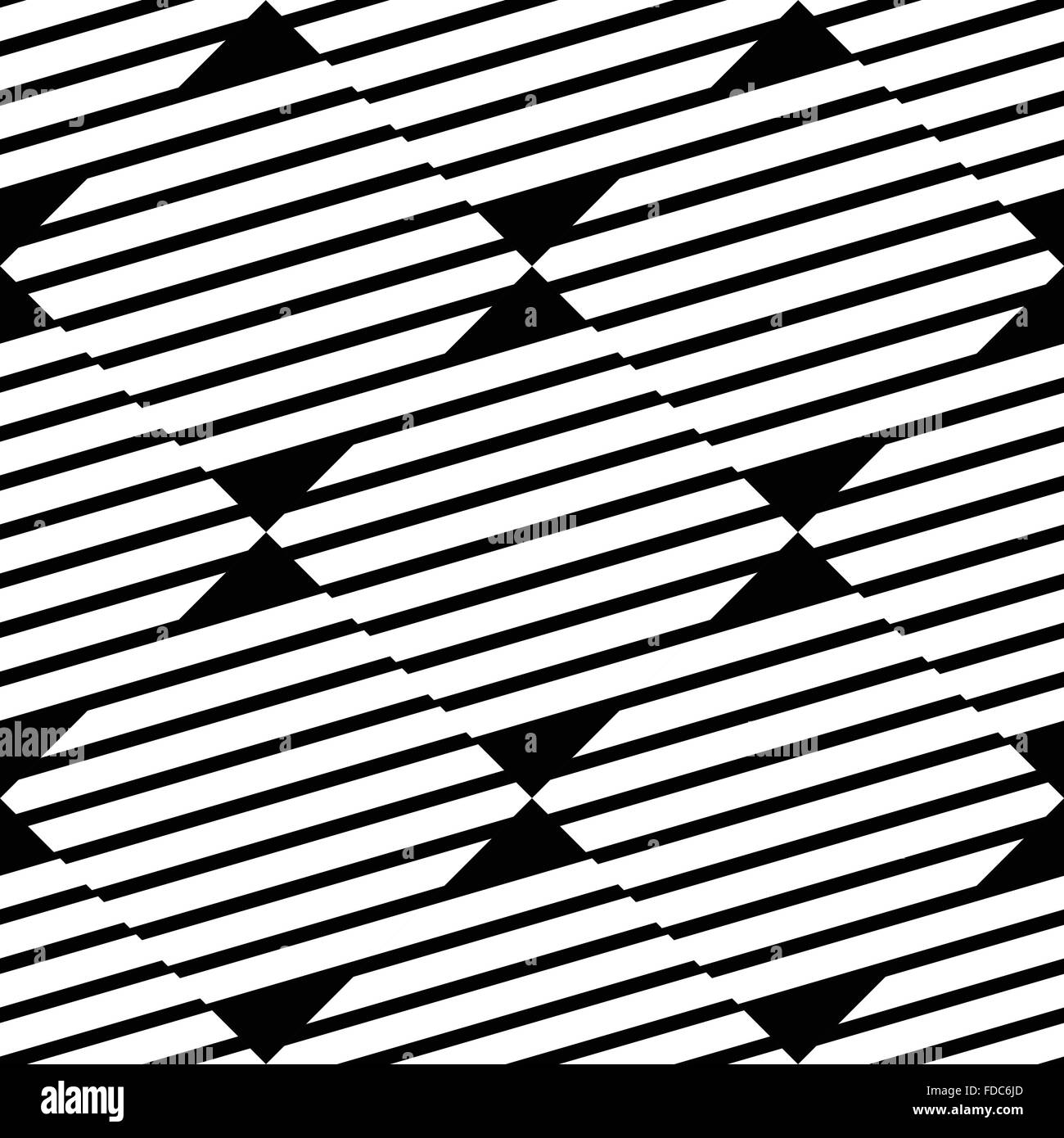 Seamless, repeatable geometric pattern with diagonal lines. Monochrome ...