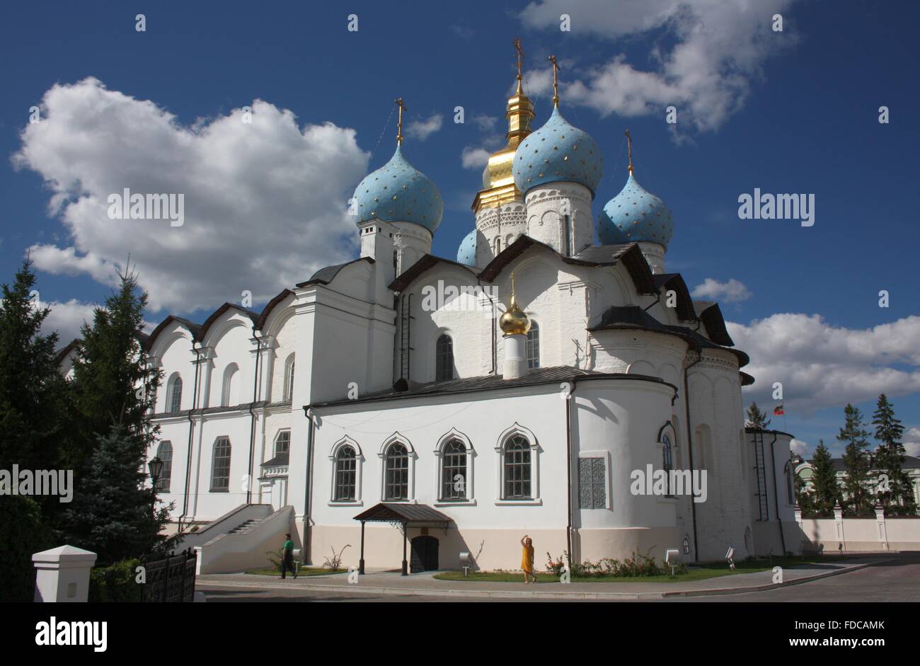 Annunciation Cathedral in the Kazan Kremlin. Russia, Republic of Tatarstan, Kazan Stock Photo