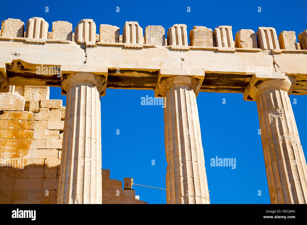 in greece the old architecture and historical place parthenon athens ...