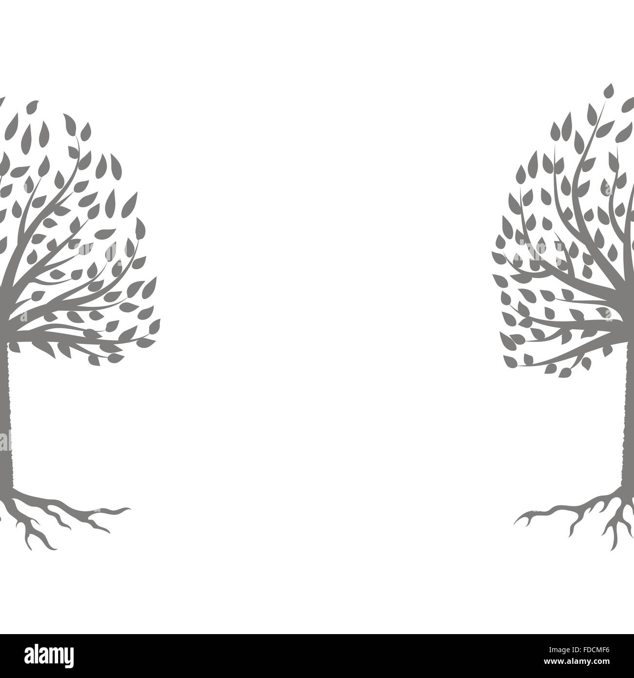 Tree Gray Silhouette Stock Vector Image & Art - Alamy