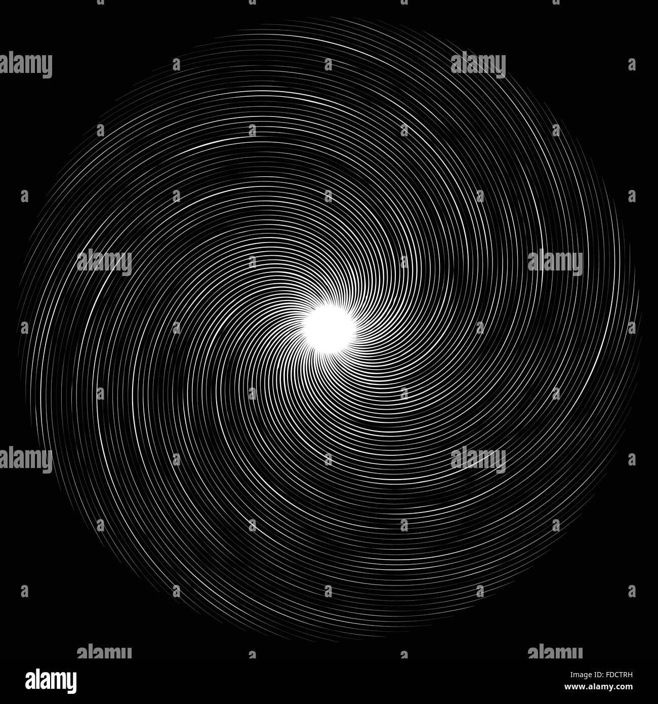 Abstract swirly shape. Black and white vector Stock Vector Image & Art ...