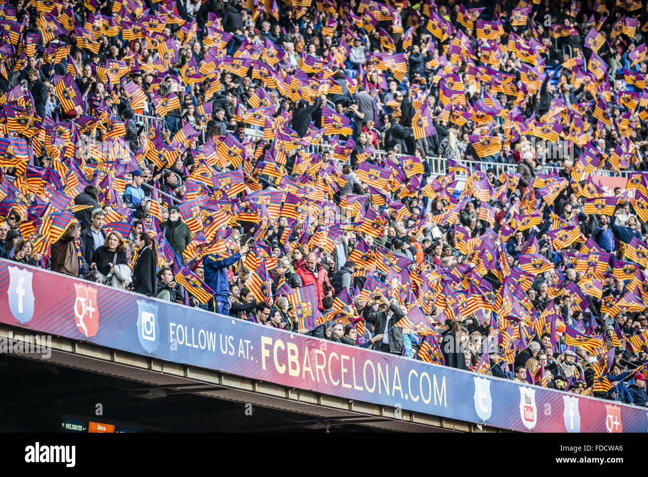 Fc barcelona fans hi-res stock photography and images - Alamy